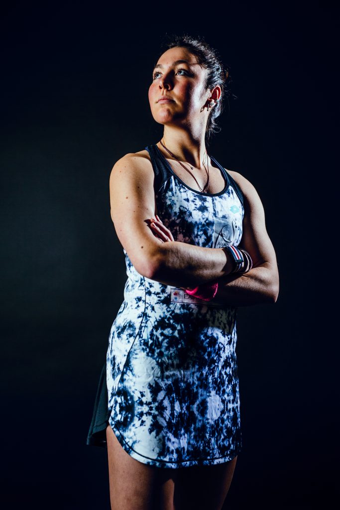 US Pro, Amanda Sobhy photographed by Hamish Irvine.