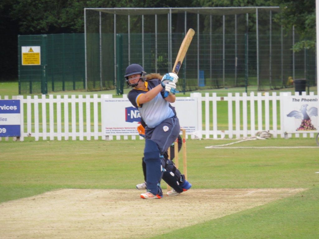 Lauren Tuffrey takes a shot.