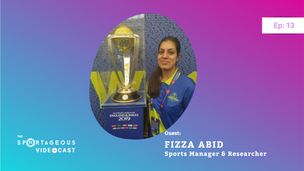 Fizza Abid, Sports Manager and Researcher