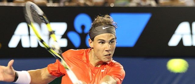 Rafael Nadal at the 2011 Australian Open