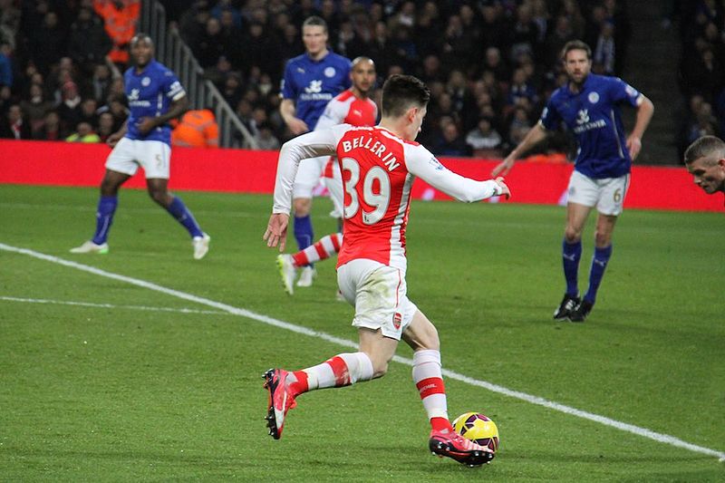 Hector Bellerin in the English Premier League for Arsenal