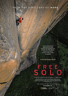 Free Solo Documentary cover: one of the finest movies on climbing for COVID-19
