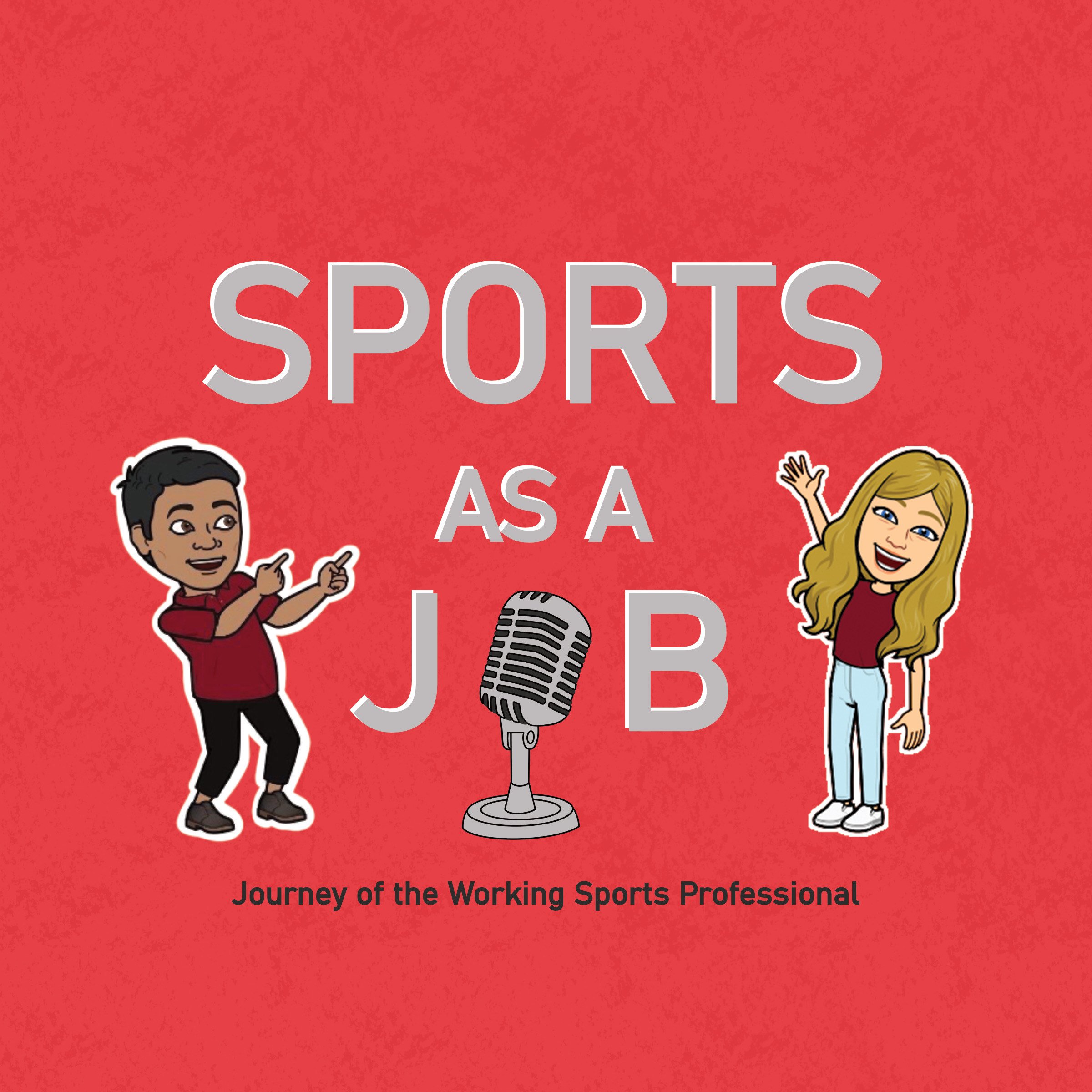 Sports as a job podcast cover