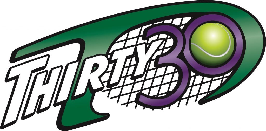 Thirty 30 tennis logo