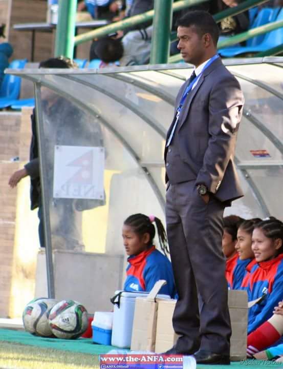 Kumar thapa As Head coach of Women's Team Nepal