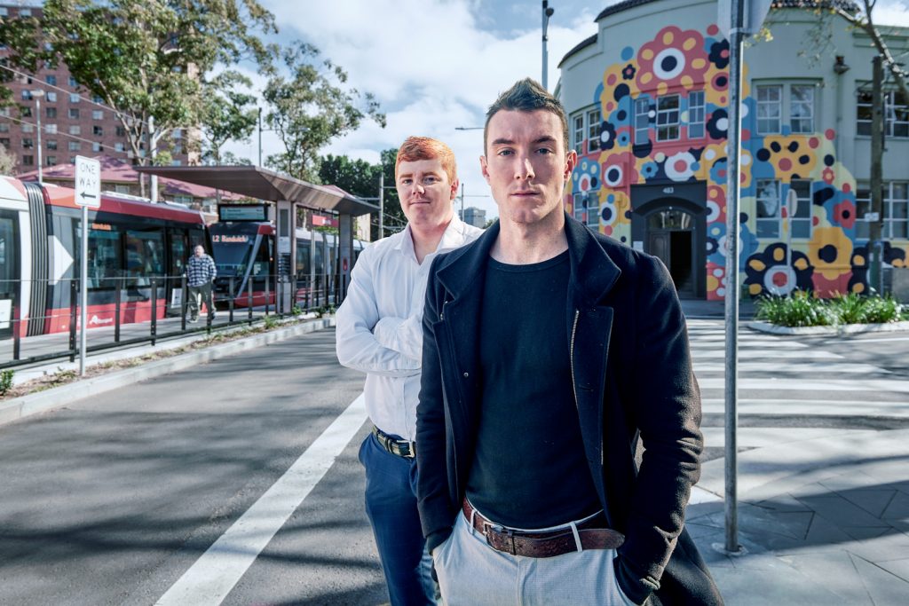 Jack Atkinson and Nathan Derriman, founders of URef in the Hills District, Australia