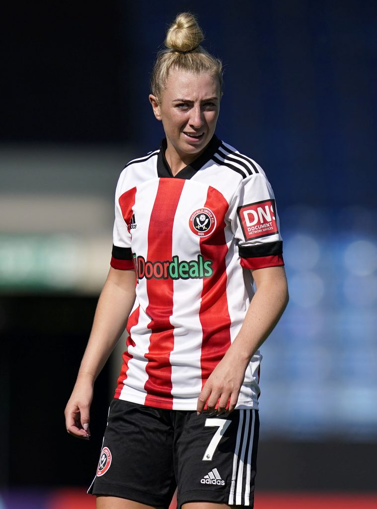 Jade Pennock of Sheffiedl United